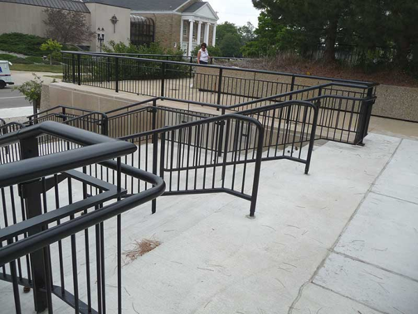 Ovation aluminum railing system. Fully welded aluminum railing systems.