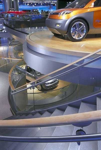 Custom stairs for corporate show exhibit displays