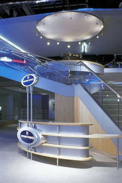 Couturier is a supplier of stair systems for trade shows and convention exhibits