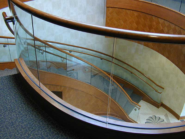 View of Glass Railing from balcony