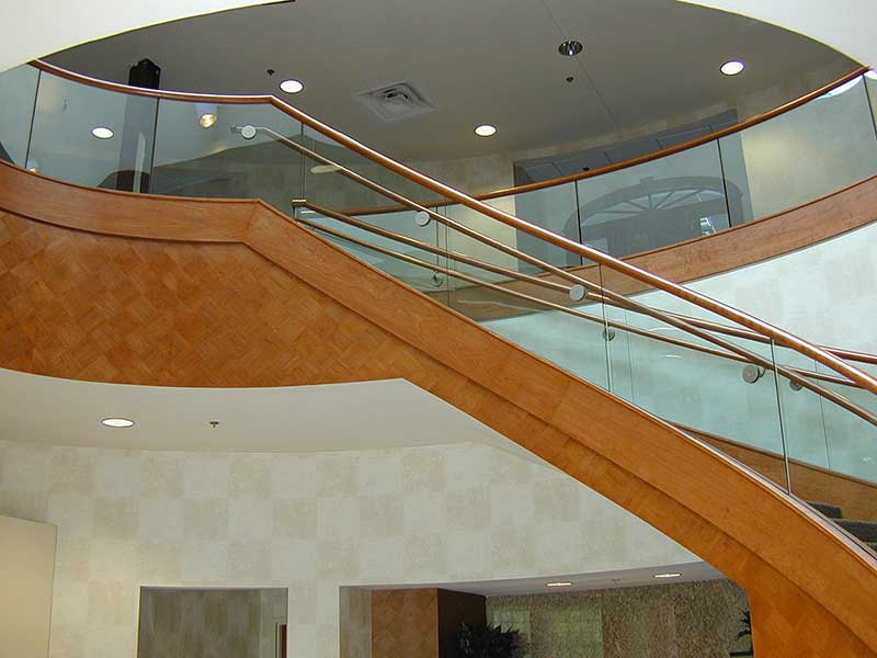 View of monumental stair at the main entrance